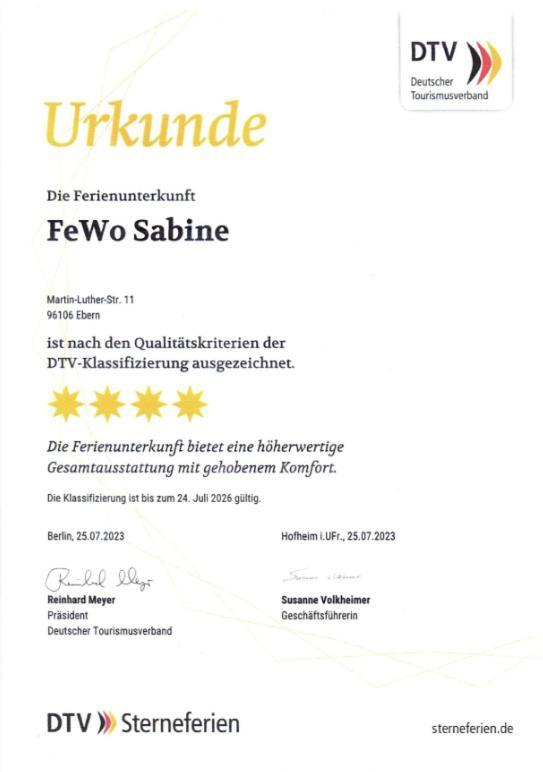 FeWo Sabine Ebern Esterno foto